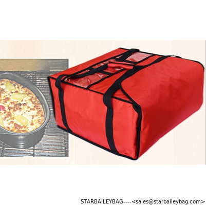 18" Pizza Delivery Bags Insulation Waterproof Picnic Bags Hollowcore Board Construction Food insulated cooler bag supplier