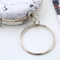 Ready To Ship: Novelty Ladies Purses Metal Chains Straps PU Leather PrintsDisk Shape Handbag Women Evening Bags supplier