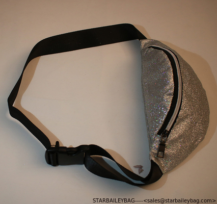 Lightweight Fanny Pack Bum Sparkle Fabric Bag Supreme Cute Waist Belts for Womens Girls supplier