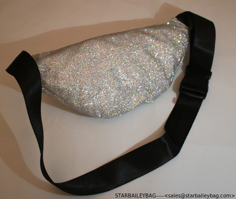 Lightweight Fanny Pack Bum Sparkle Fabric Bag Supreme Cute Waist Belts for Womens Girls supplier