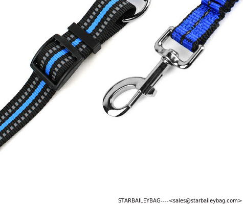 Custom Middle Size Nylon Spandex Pets Leashes Comfortable Wrist Custom Dog Chains Reflective Elastic Leash supplier