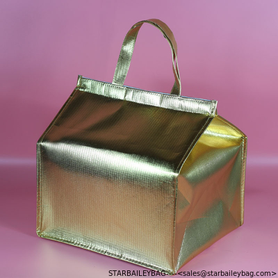 Custom Aluminum foil cooler bag for food Logo Prints insulated Lunch bag many size 4&quot; 6&quot; 8&quot; 10&quot; 12&quot; supplier