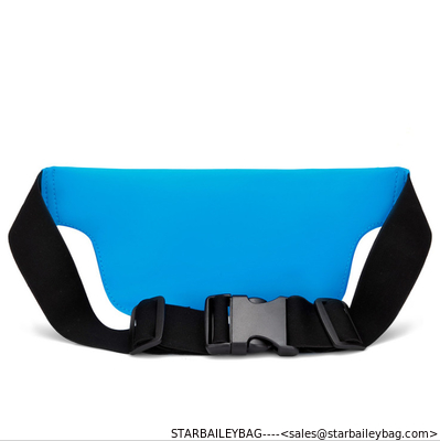 Custom running waist packs lightweight waterproof thin bum bag for yoga gym fitness elastic bags supplier