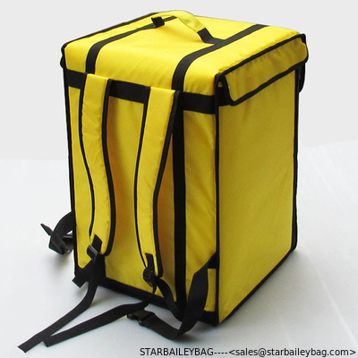 Ready To Ship: 68L Food Delivery backpack Middle Capacity 1680D Polyester Al-films Tube Frame Insulated Cooler Bag supplier