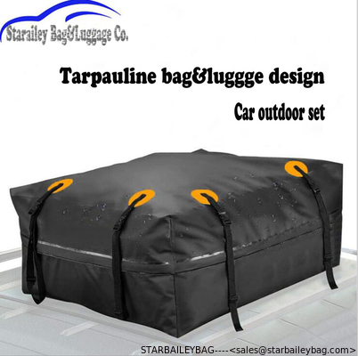 Outdoor luggage for car set tarpaulin bag waterproof 500D polyester 550gsm tarpauline bag supplier