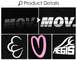 custom digital transfer film reflective heat transfer vinyl label DTF HTV logo sticker supplier