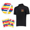 Custom DTF Flock Logo for polo tshirt Digital Transfer Film Soccer Jersey Series Heat Press Football Clothing Stickers supplier