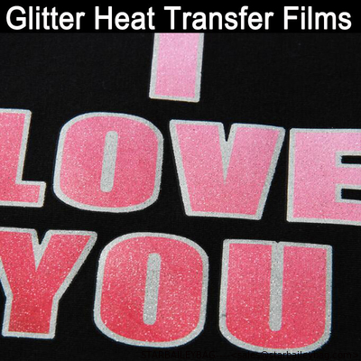 Custom Glitter Heat Transfer Vinyl for T-shirts fashion bag clothing Garment design Happy Crafters wholesale supplier