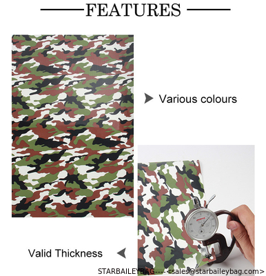 Custom Camouflage Heat Transfer Vinyl for vinil textile camo htv T-shirt iron on digital transfer films supplier