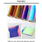 Custom Rainbow Heat Transfer Vinyl iridescent chameleon htv T-shirt iron on digital transfer films supplier