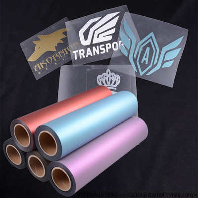 Q1-3 Heat Transfer Appliques & Motifs Wholesale glossy effect soft stretchable sticky pu pearl heat transfer vinyl